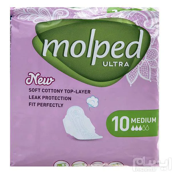 نوار بهداشتی مولپد 10 عددی