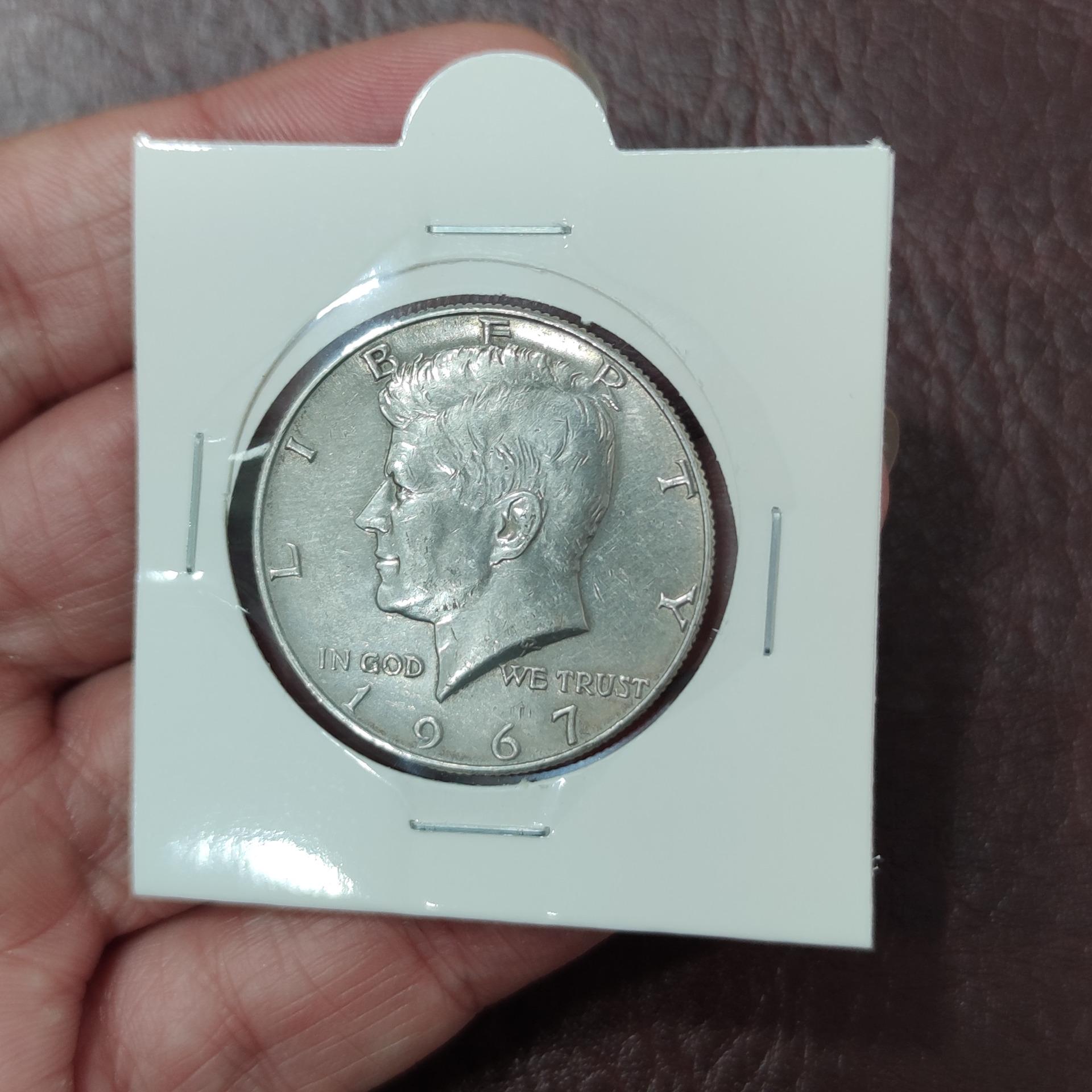 سکه نیم دلار کندی نقره