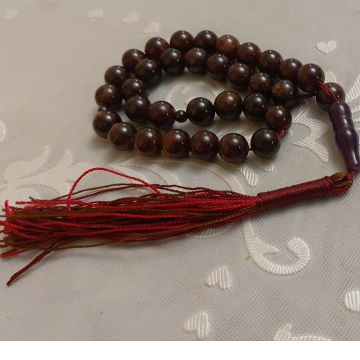 تسبیح یاقوت سیلان طبیعی (گارنت)