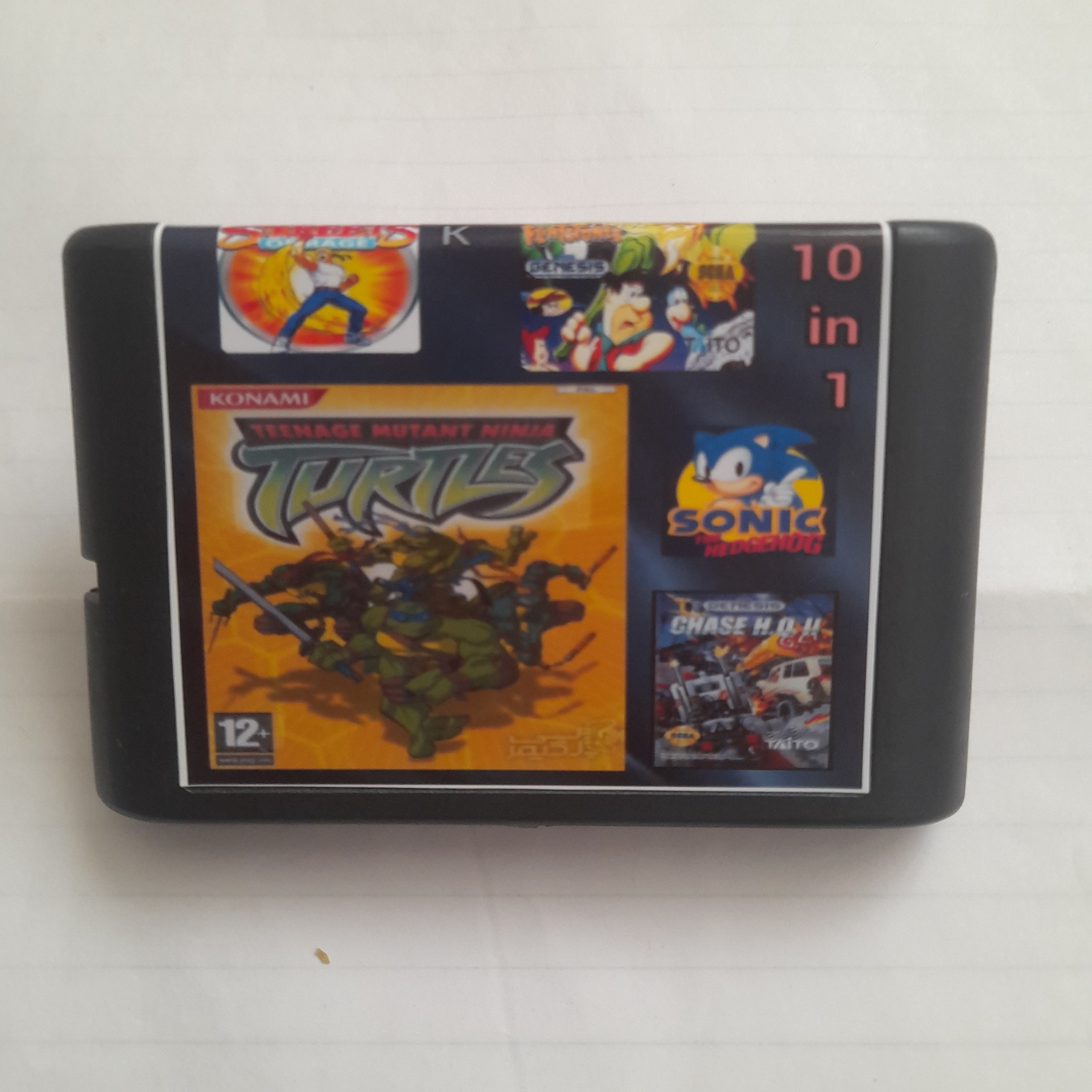 نوار بازی 10 لبه سگا ..لاکپشتهای نینجا