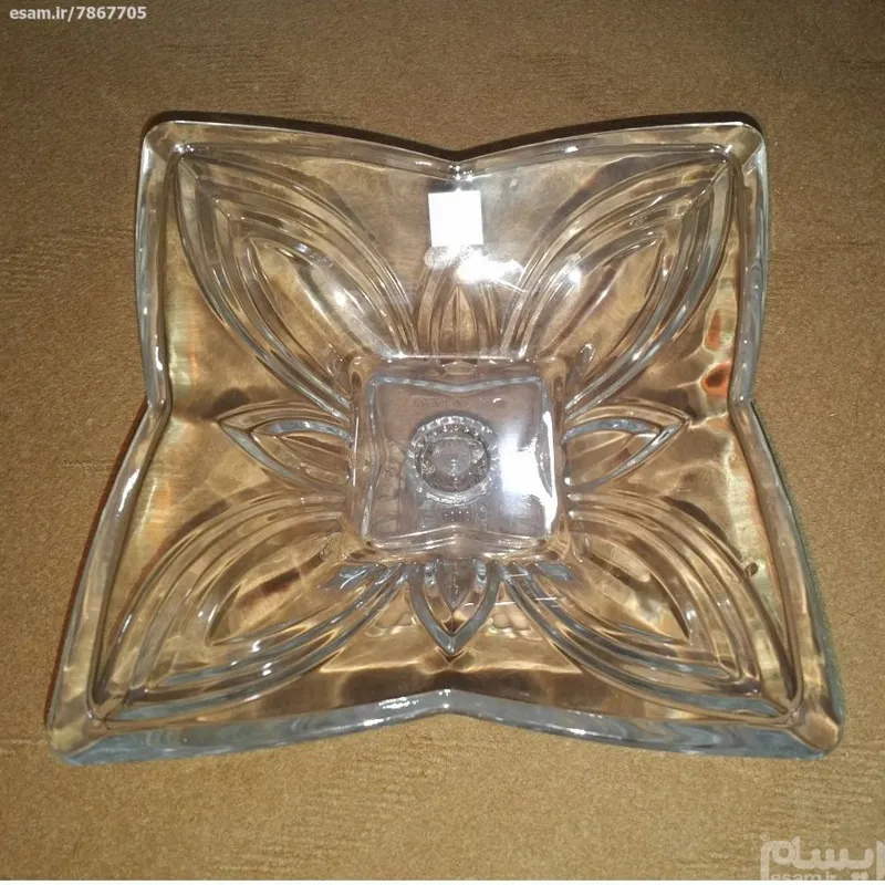 میوه خوری پایه دار بلور سیلیکا مدل تیارا