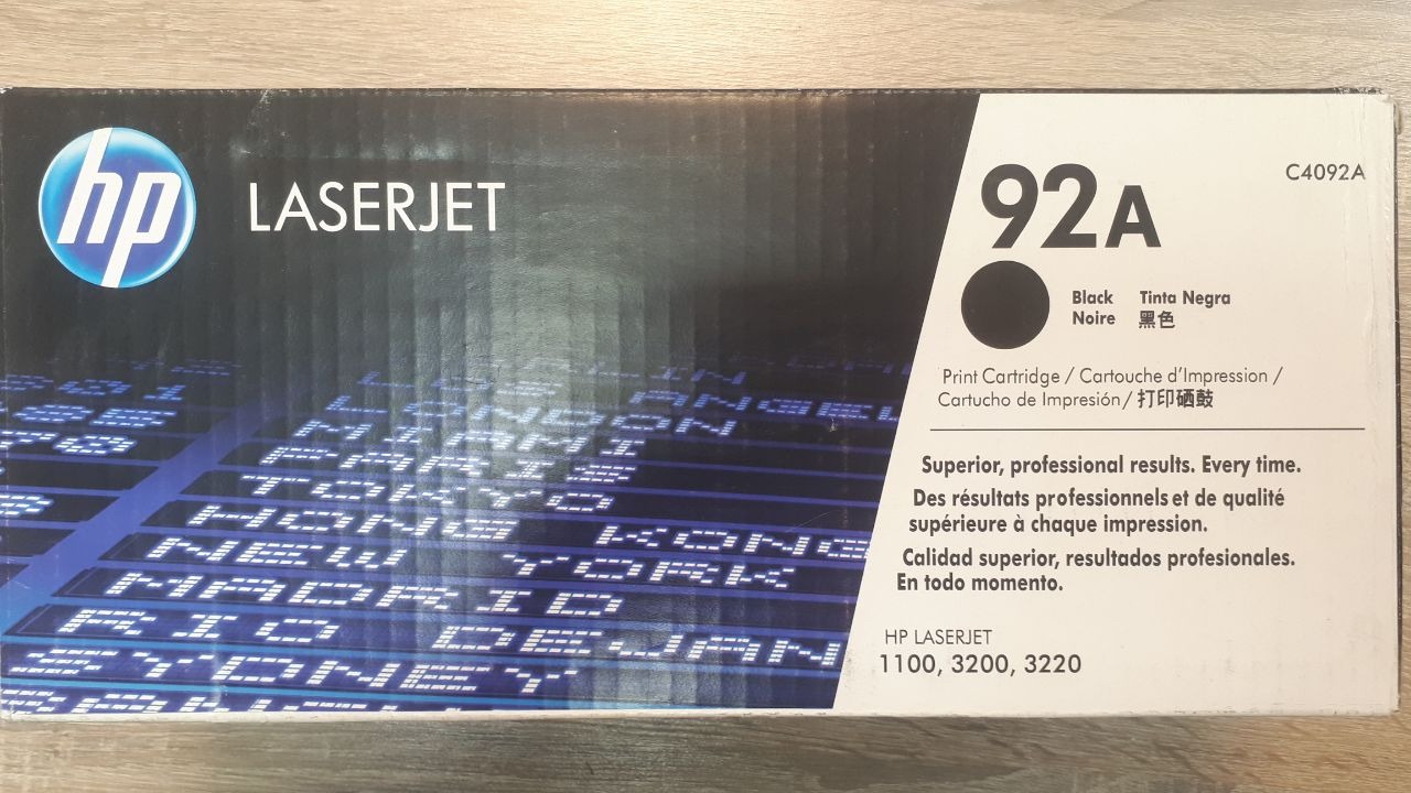 HP 92A Laserjet Toner Cartridge