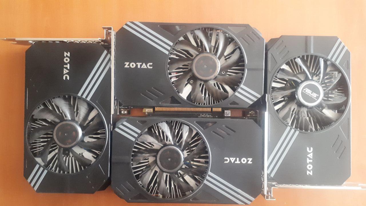 گرافیک p106-100 6GB معادل GTX 1060 (با فن متفرقه)