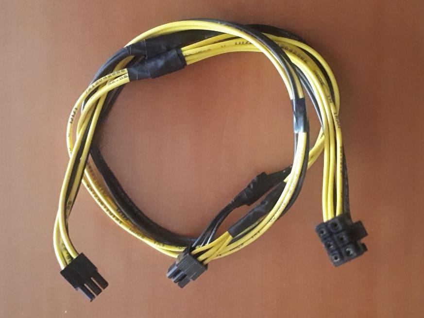 کابل برق شش پین گرافیکی 80 سانتی متر