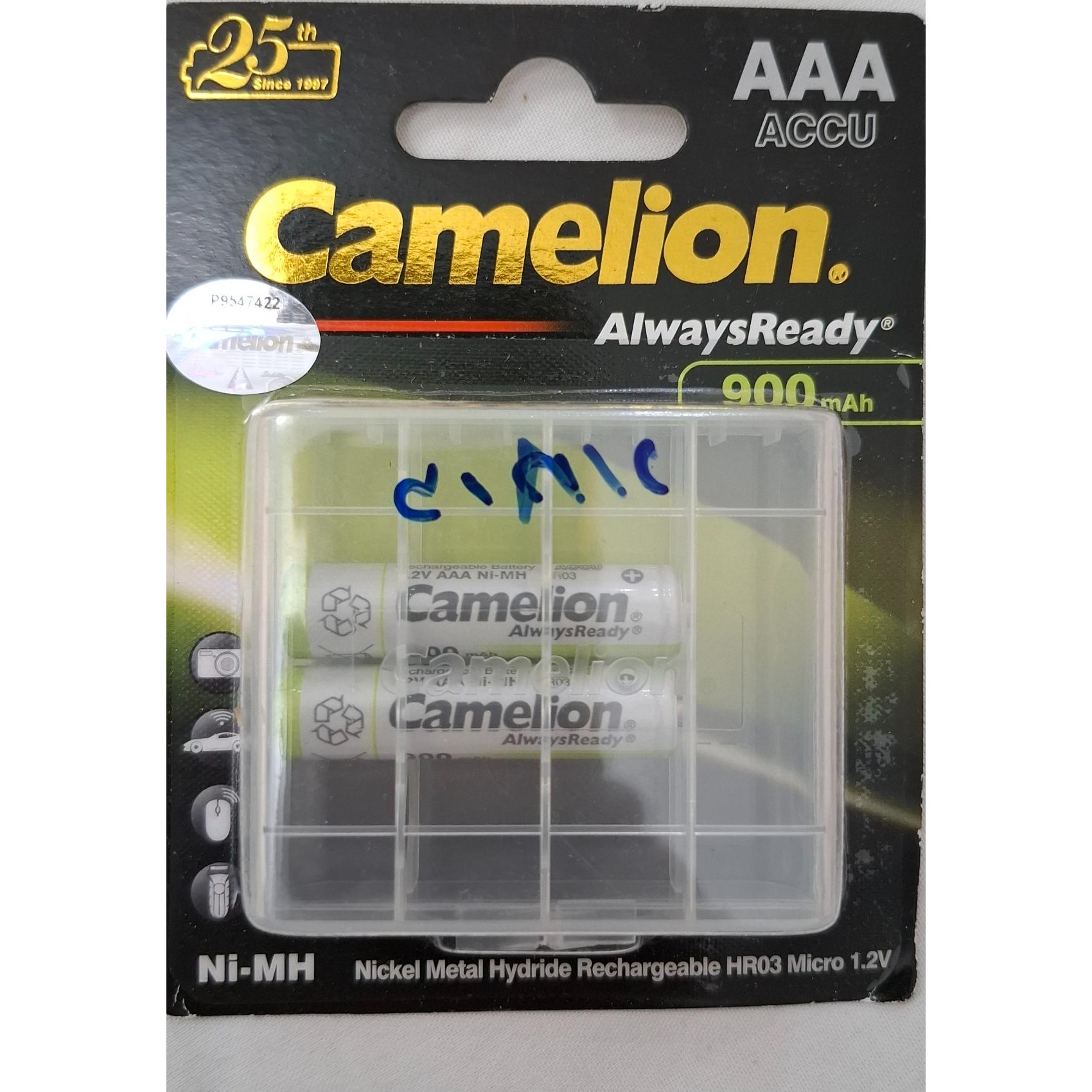 باتری شارژی نیم قلم 900 میلی کملیون