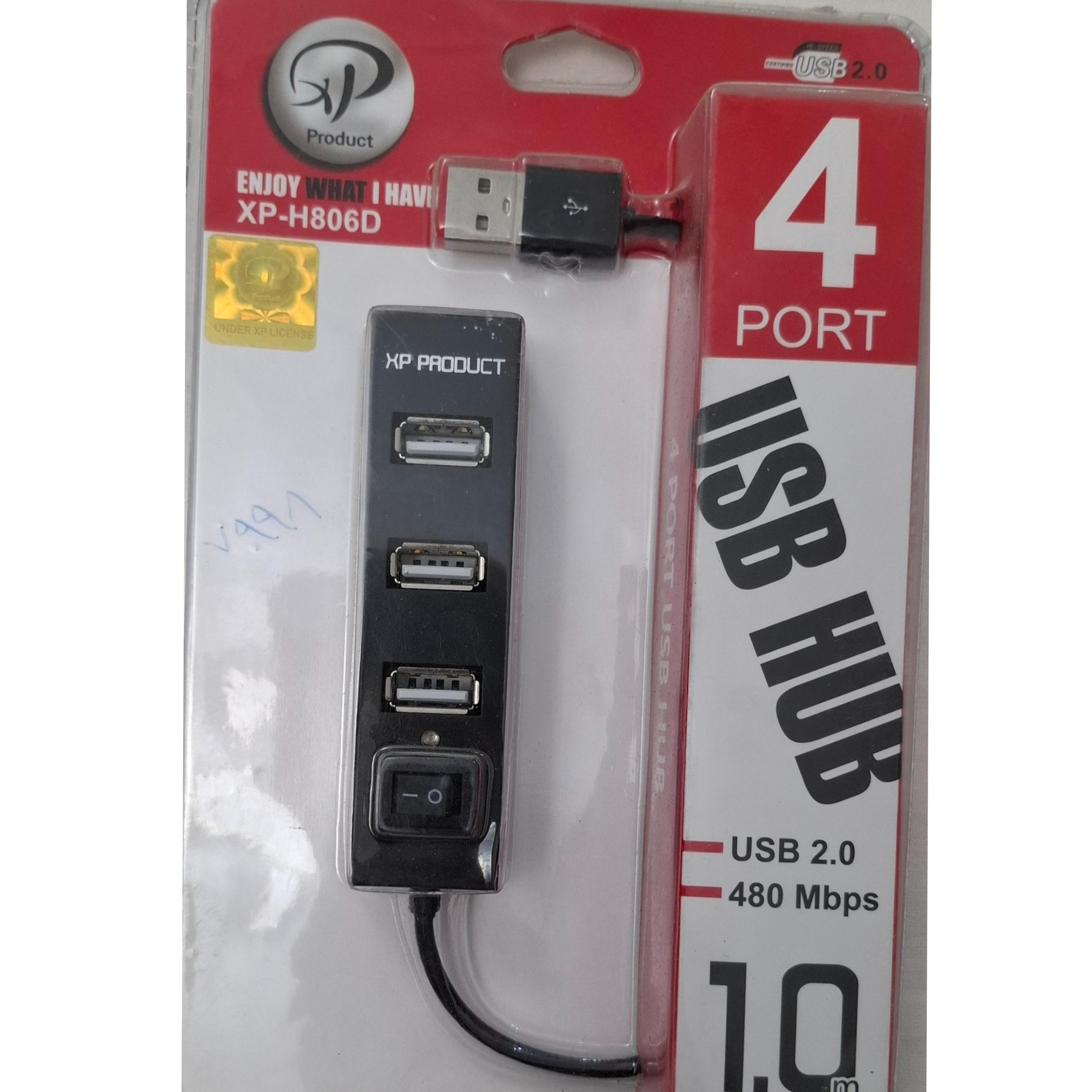 هاب 4 پورت USB2 ایکس پی مدل H806