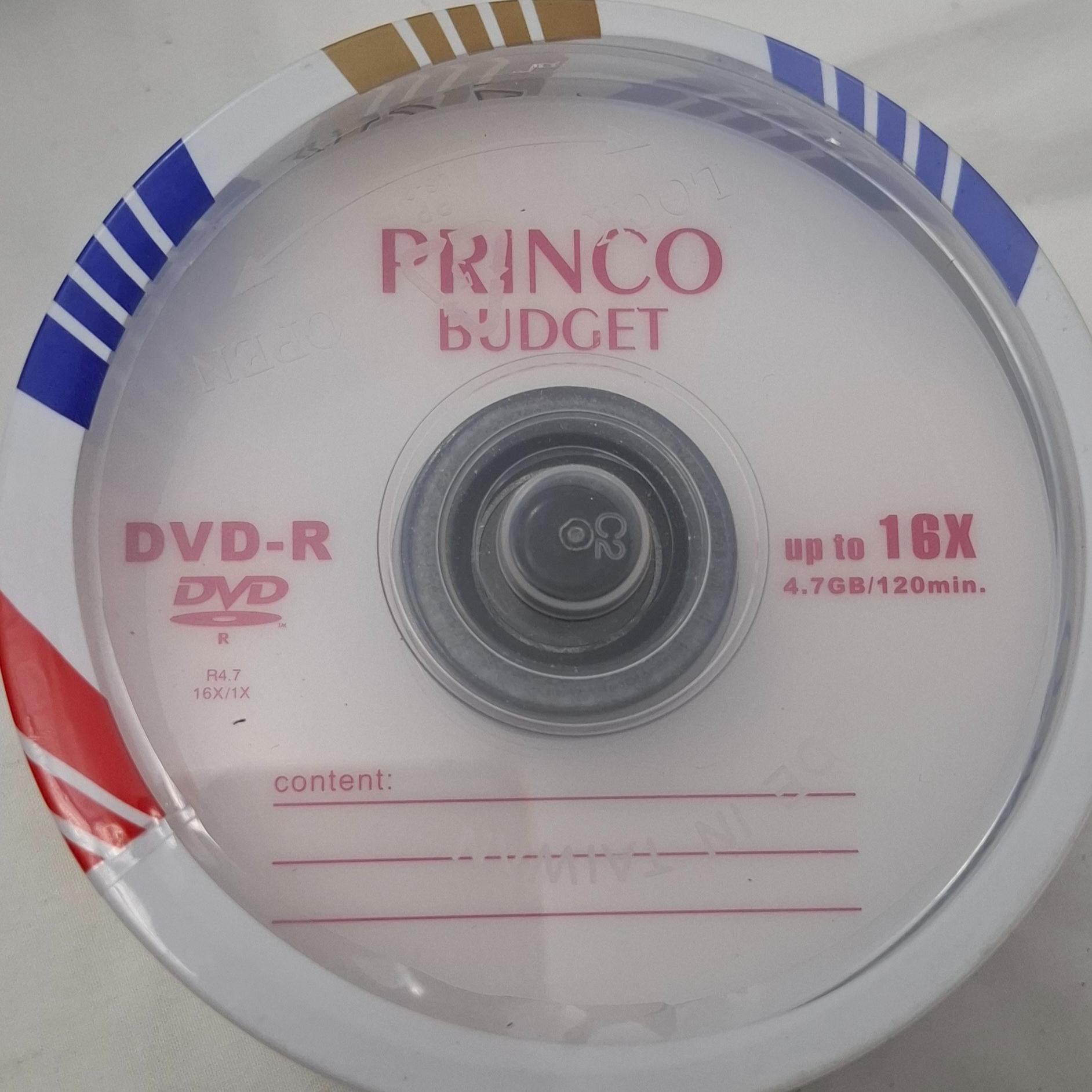 DVD خام پرینکو قرمز باکس 50 عددی