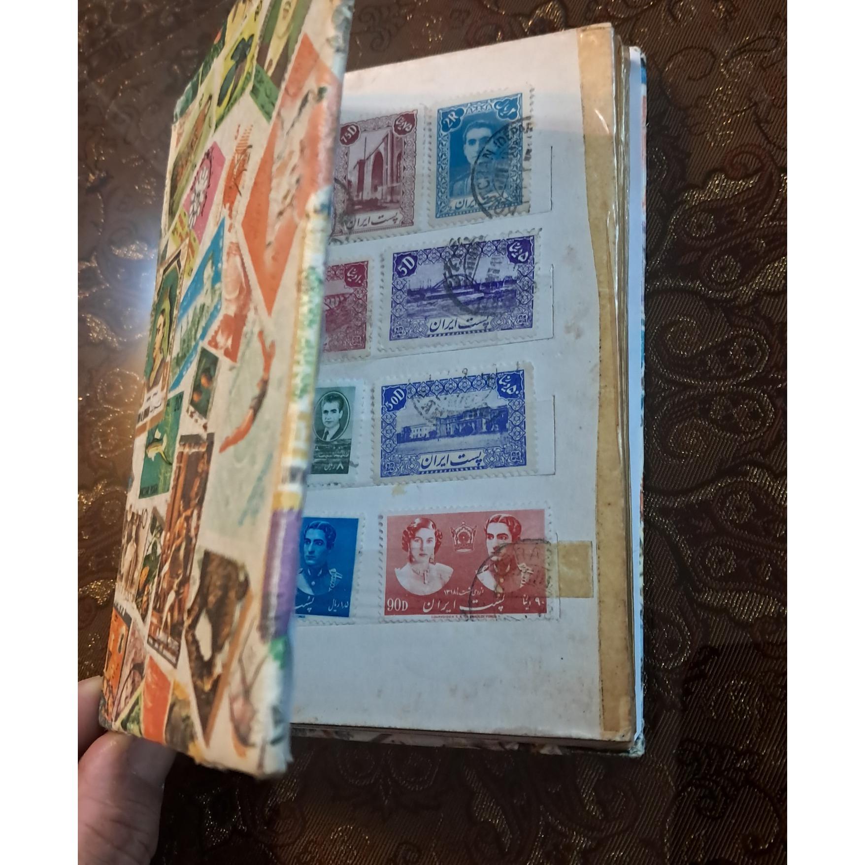 آلبوم تمبر جیبی دوره پهلوی دوم 1321تا1358