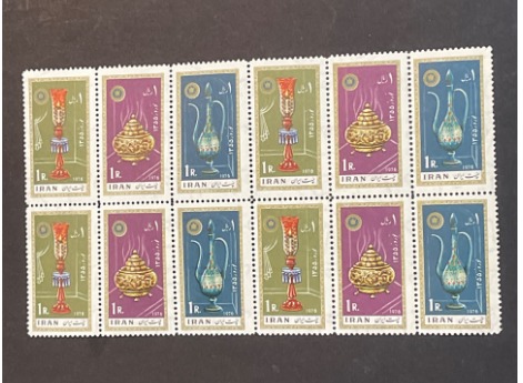 بلوک تمبر باارزش نوروز چاپ1354