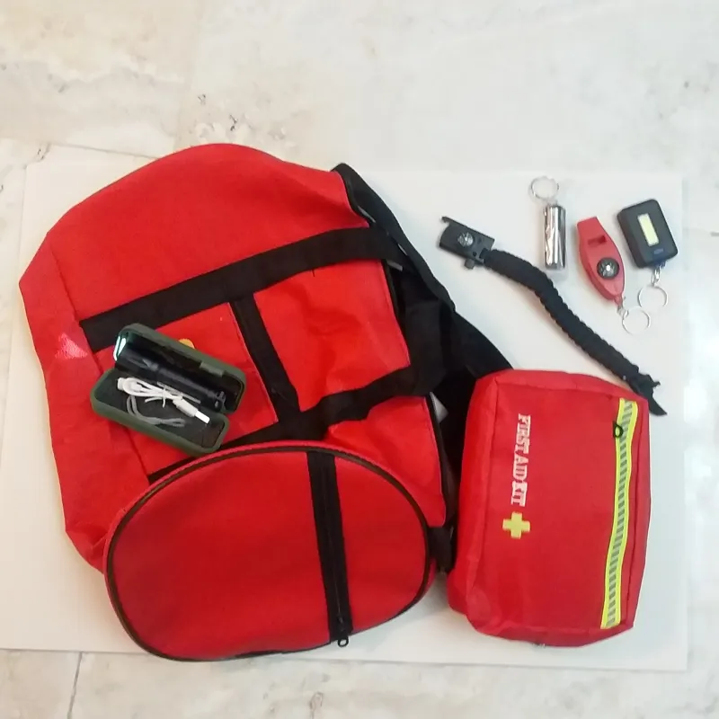کیف نجات زلزله وکمکهای اولیه کد 01 مجموعه 20 عددی