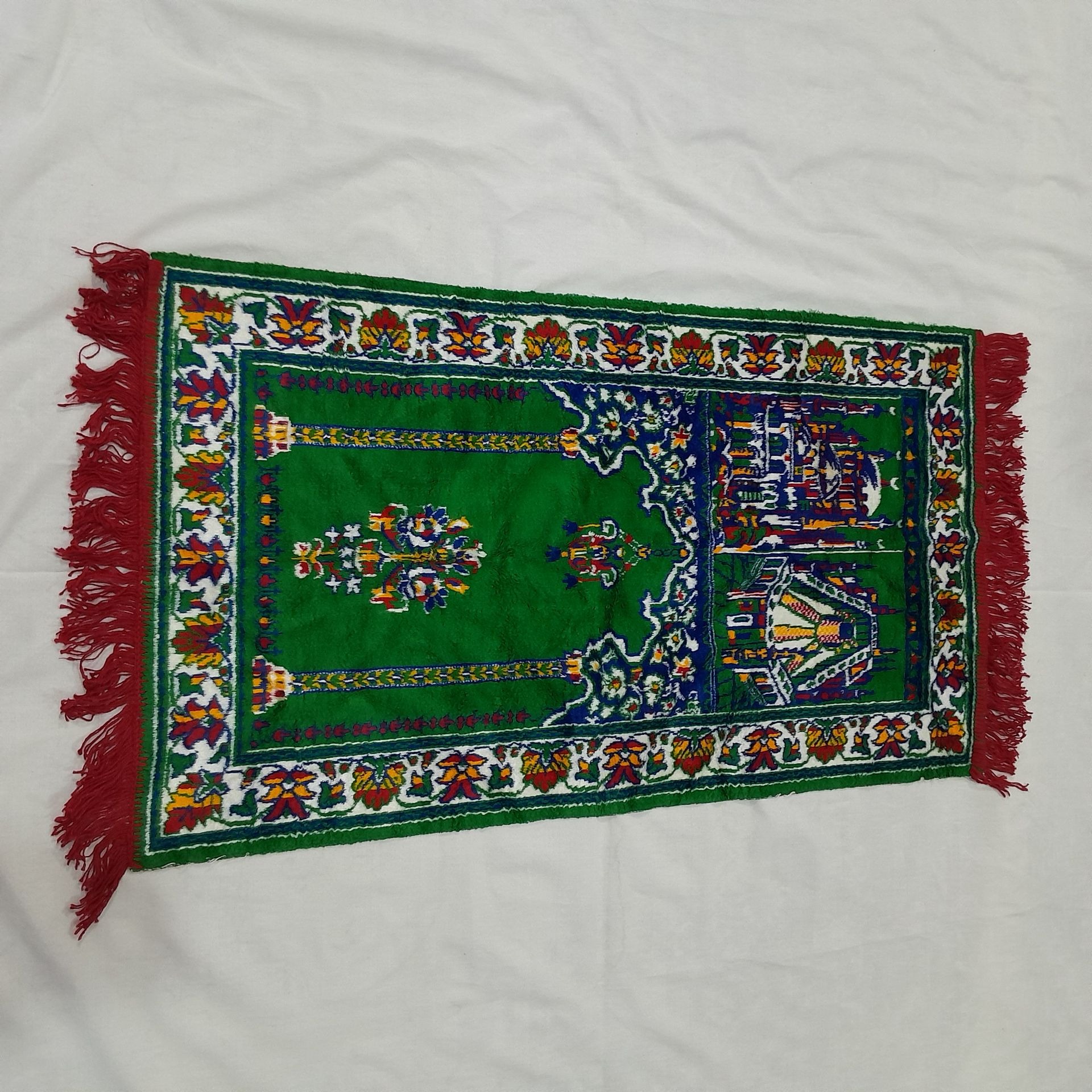 سجاده مخملی قدیمی کاشان پهلوی