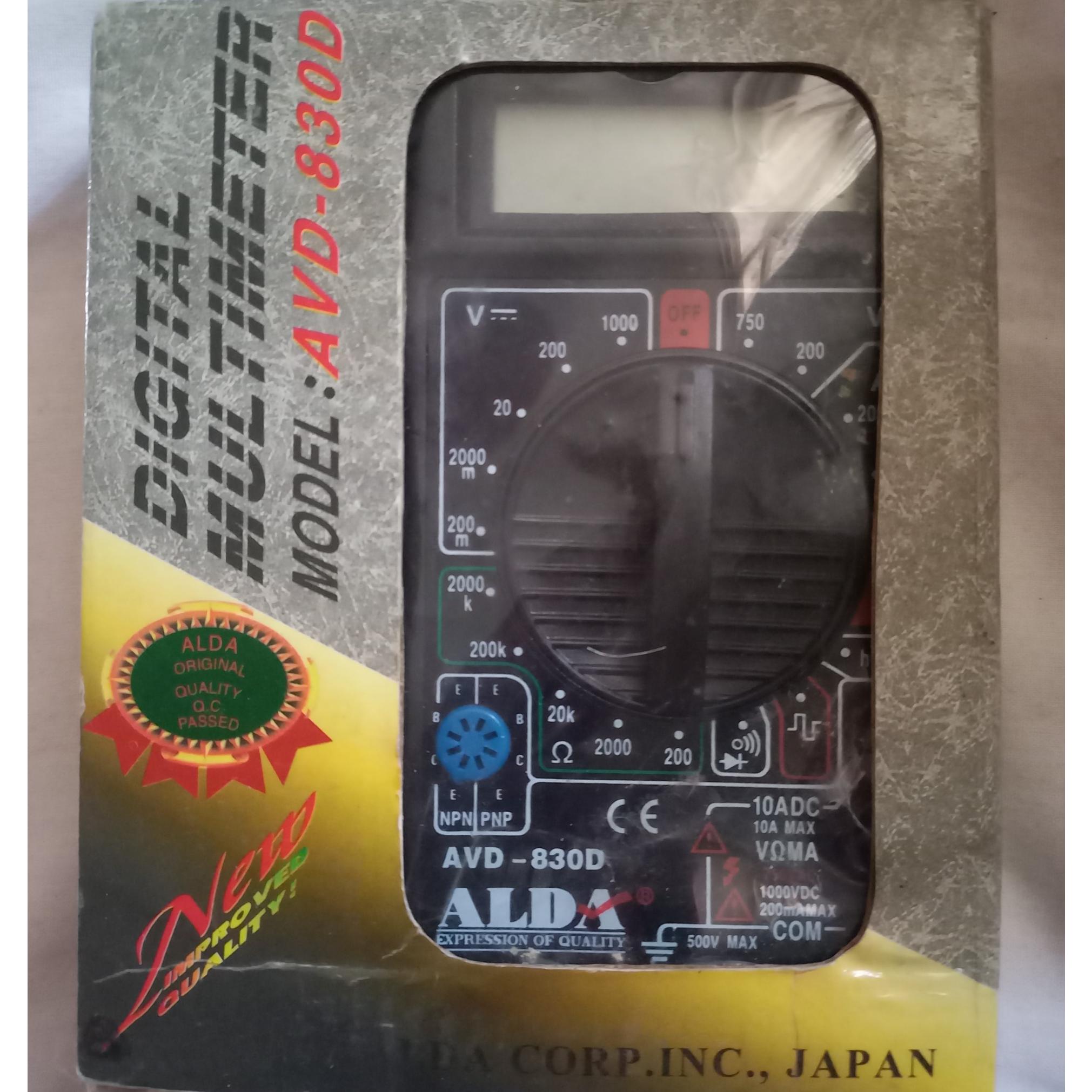 مولتی متر دیجیتال AVD-830D نو و آکبند توضیحات