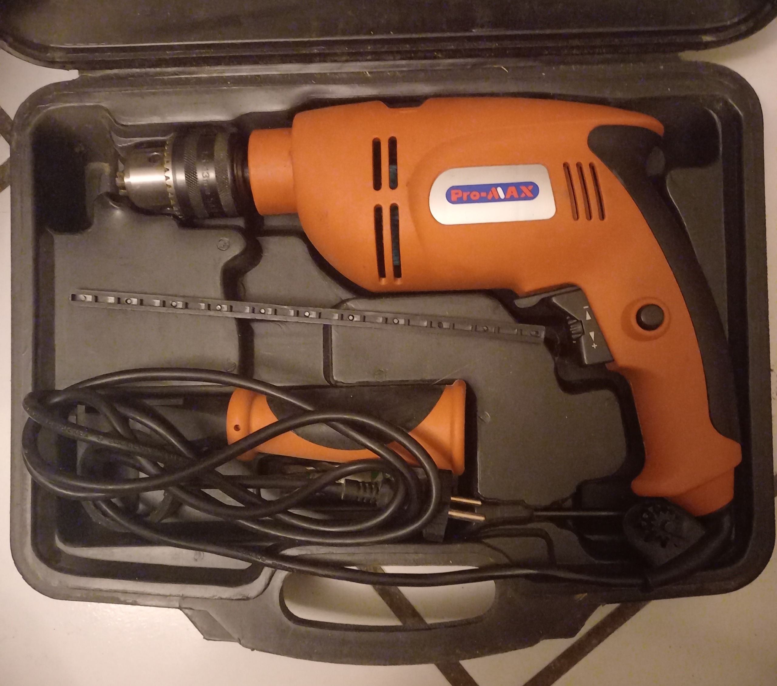 دریل چکشی Pro-MAX 600 با کیف اصلی توضیحات