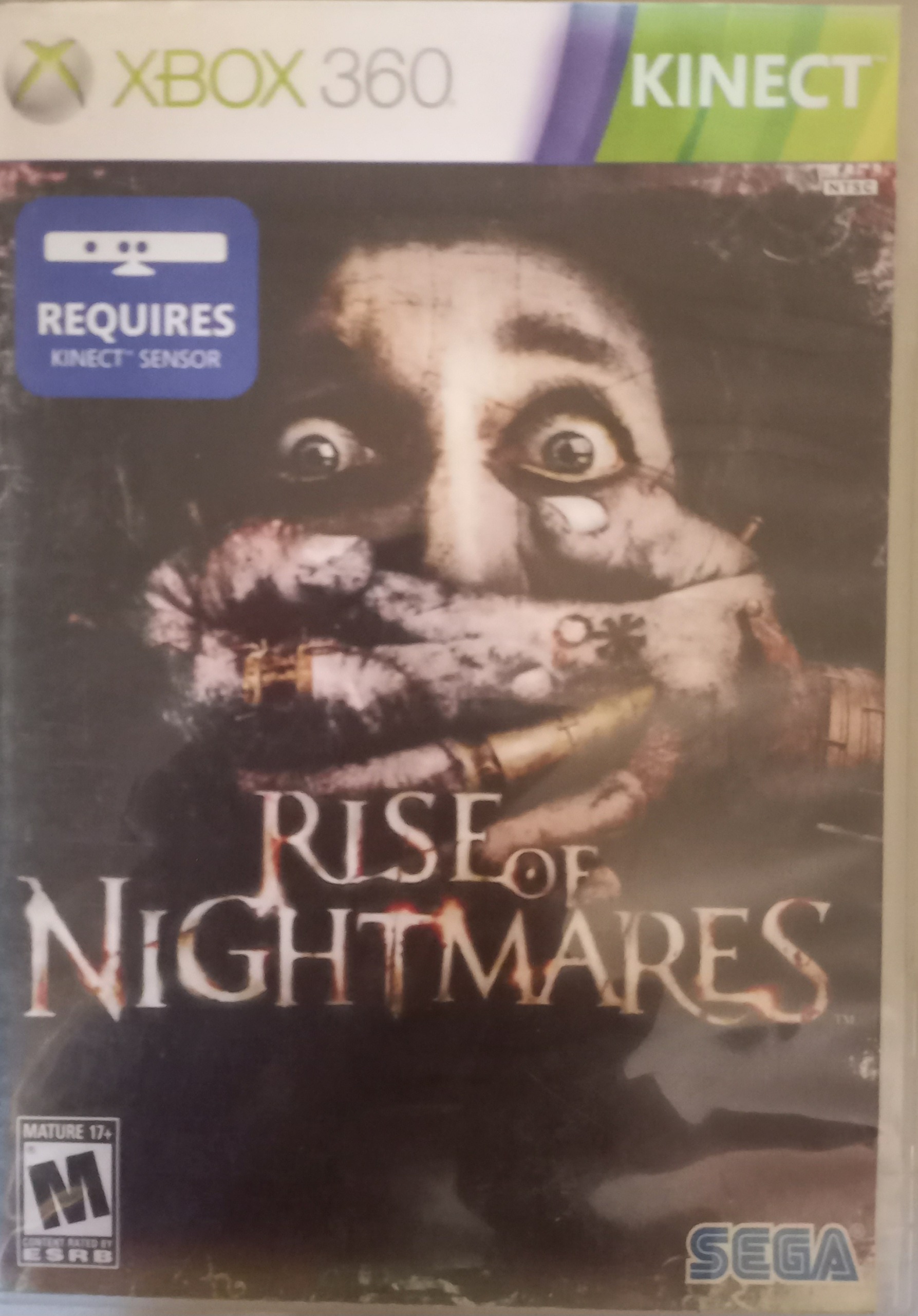 Rise of Nightmares اورجینالXBOX 360 t توضیحات
