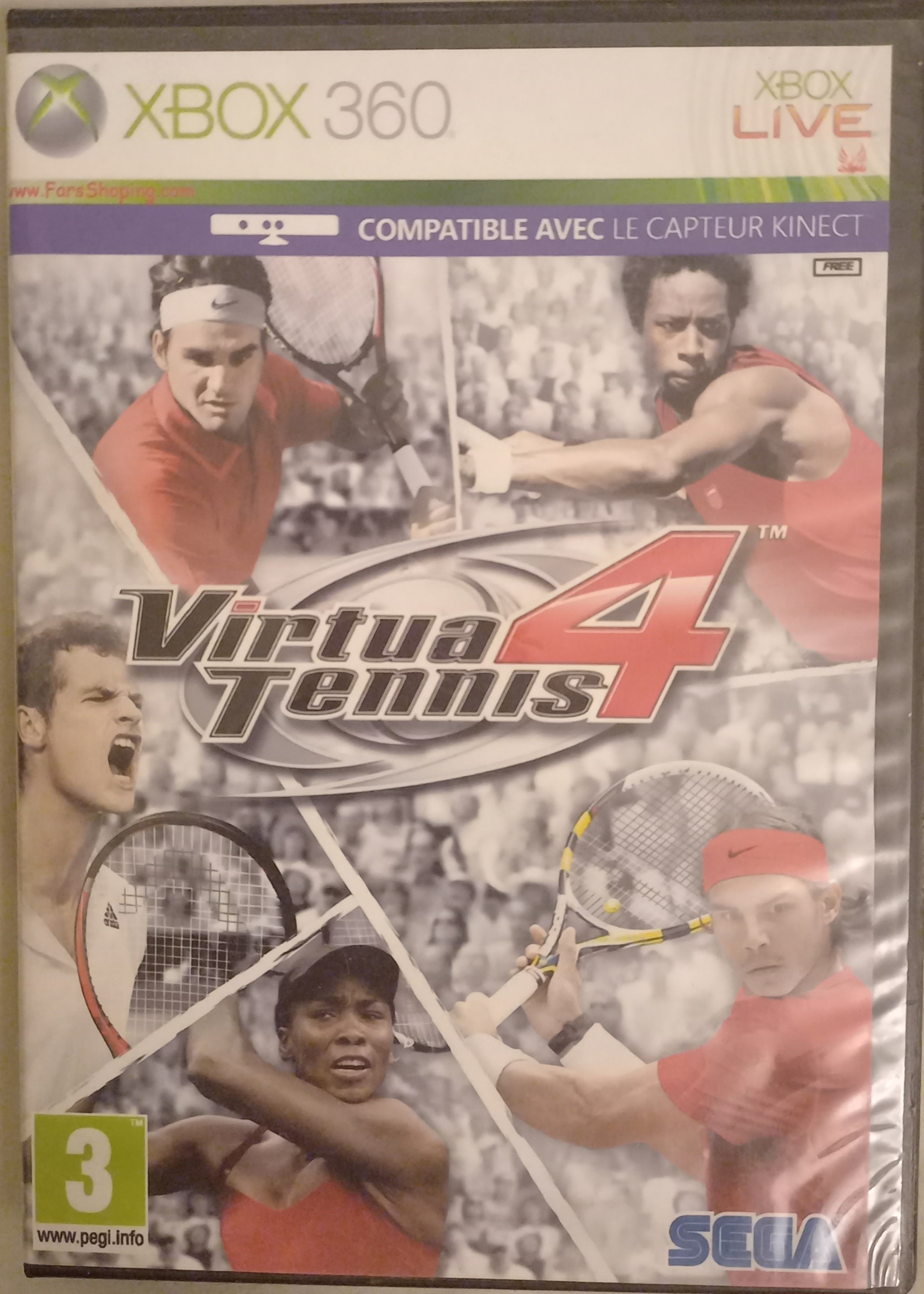 Virtua Tennis 4 اورجینال XBOX 360 PAL توضیحات