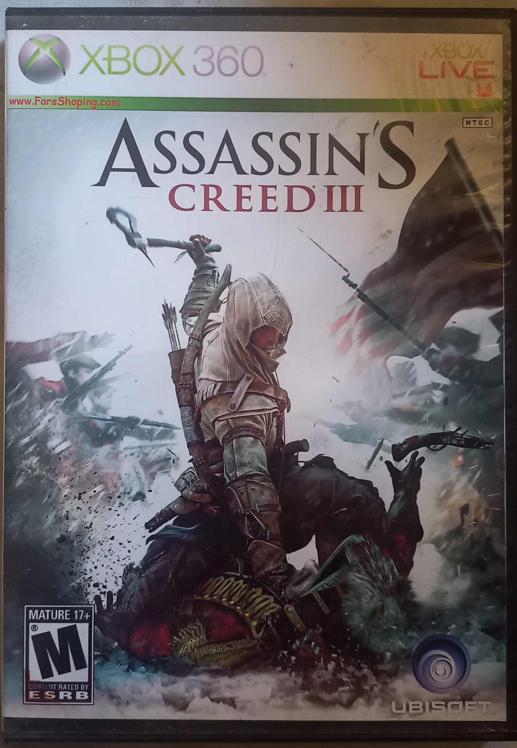 Assassins Creed III اصل Xbox 360 توضیحات
