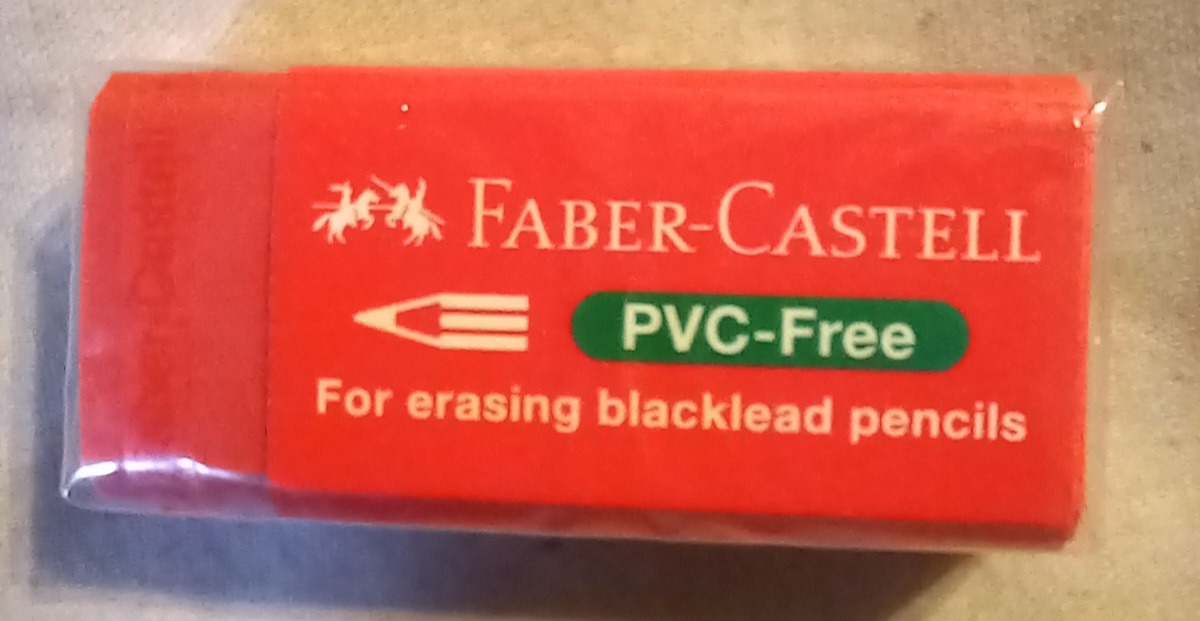 پاک کن قرمز فابرکاستل PVC-Free اصل نو توضیحات