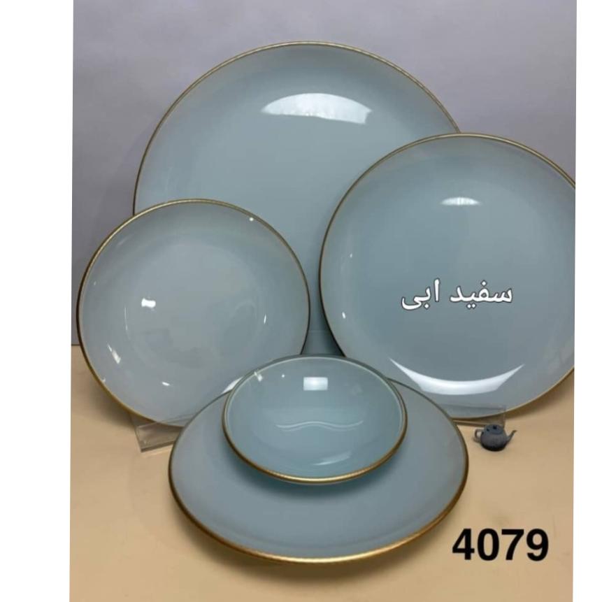 سرویس غذا خوری 25 پارچه ارکو پیرکس سفید ابی