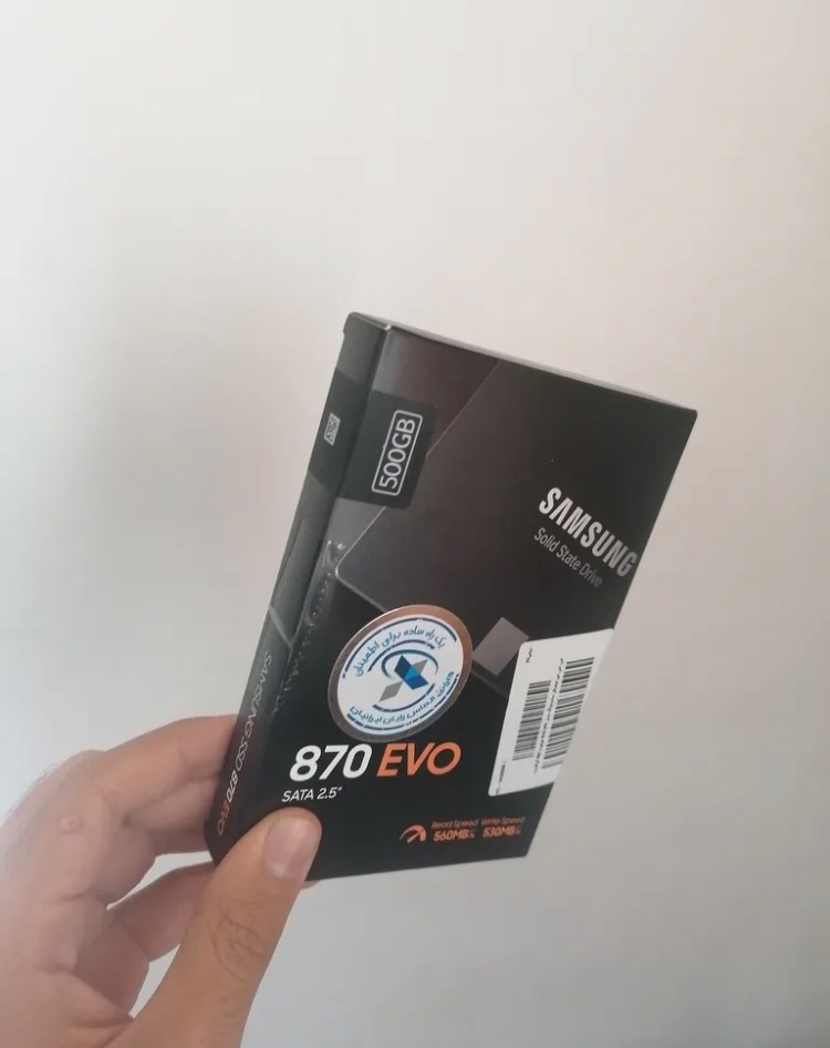 اس اس دی SATA سامسونگ مدل EVO 870 ظرفیت 500