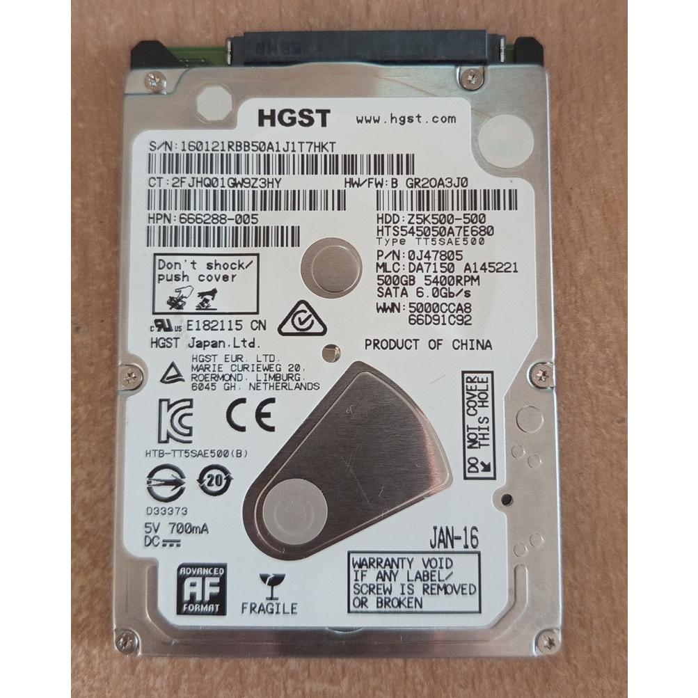 هارد 500 گیگ HGST کاملا سالم