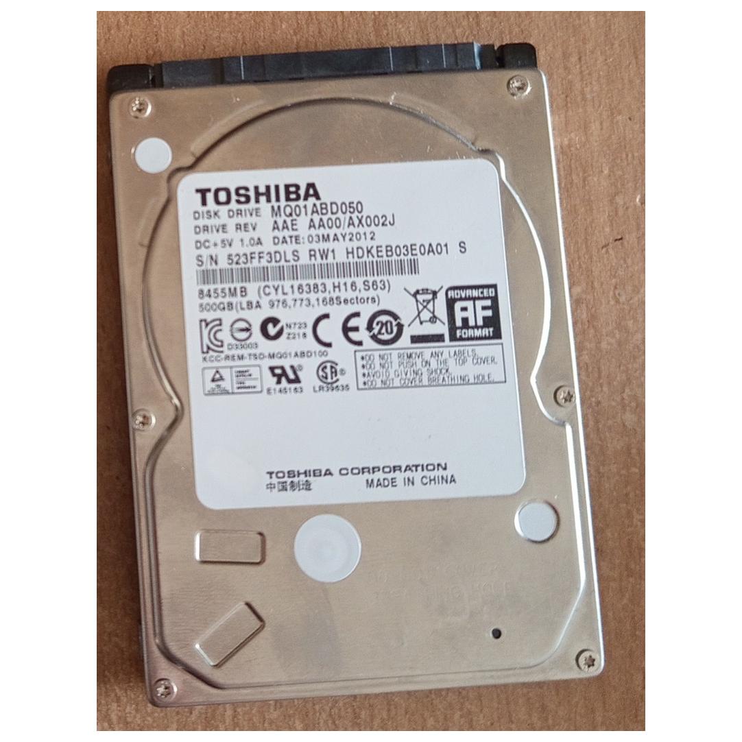 هارد لپ تاپ 500 توشیبا