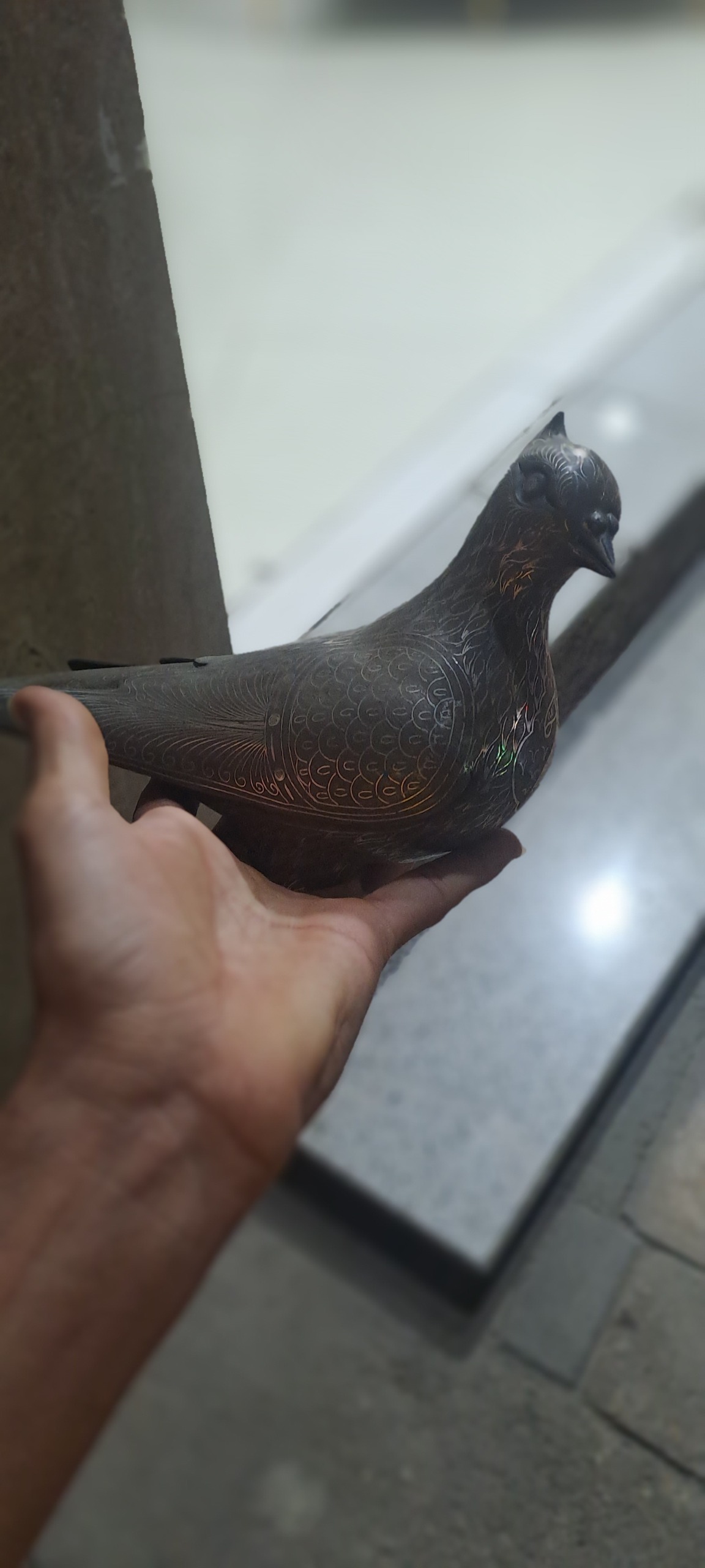 مجسمه کبوتر کلسیونی