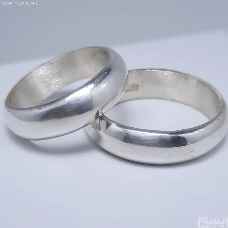 حلقه نقره عیار 925 کد 002(ست دو عددی)