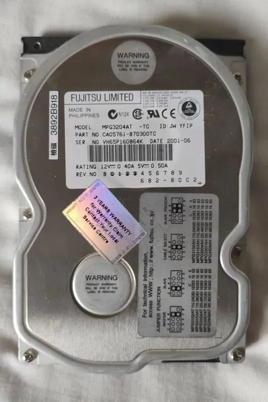 هارد کلکسیونی فوجیتسو Fujitsu (پیچ ها پلمپ)