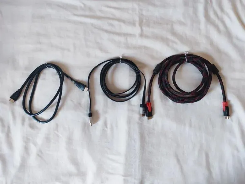 سه عدد کابل hdmi مجموع 6 متر