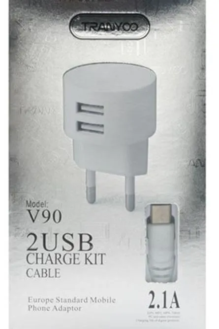 شارژر موبایل Tranyoo V90 Wall Charger تایپ c