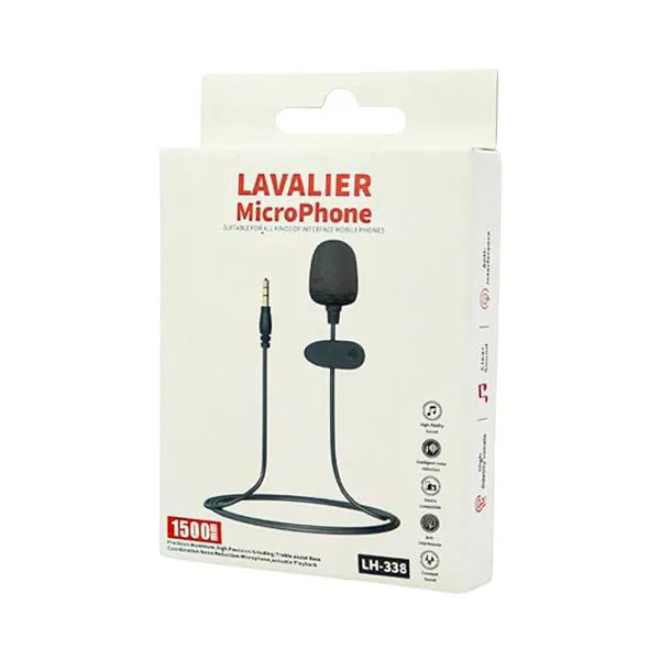 میکروفون یقه ای مدل Lavalier LH-338