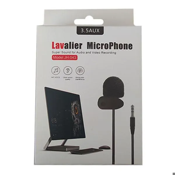 میکروفون یقه ای lavalier jH-043
