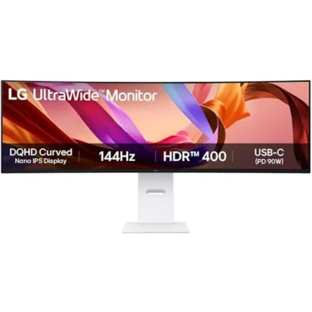 مانیتور گیمینگ خمیده ال جی 49 اینچ مدل 49WQ95C-W