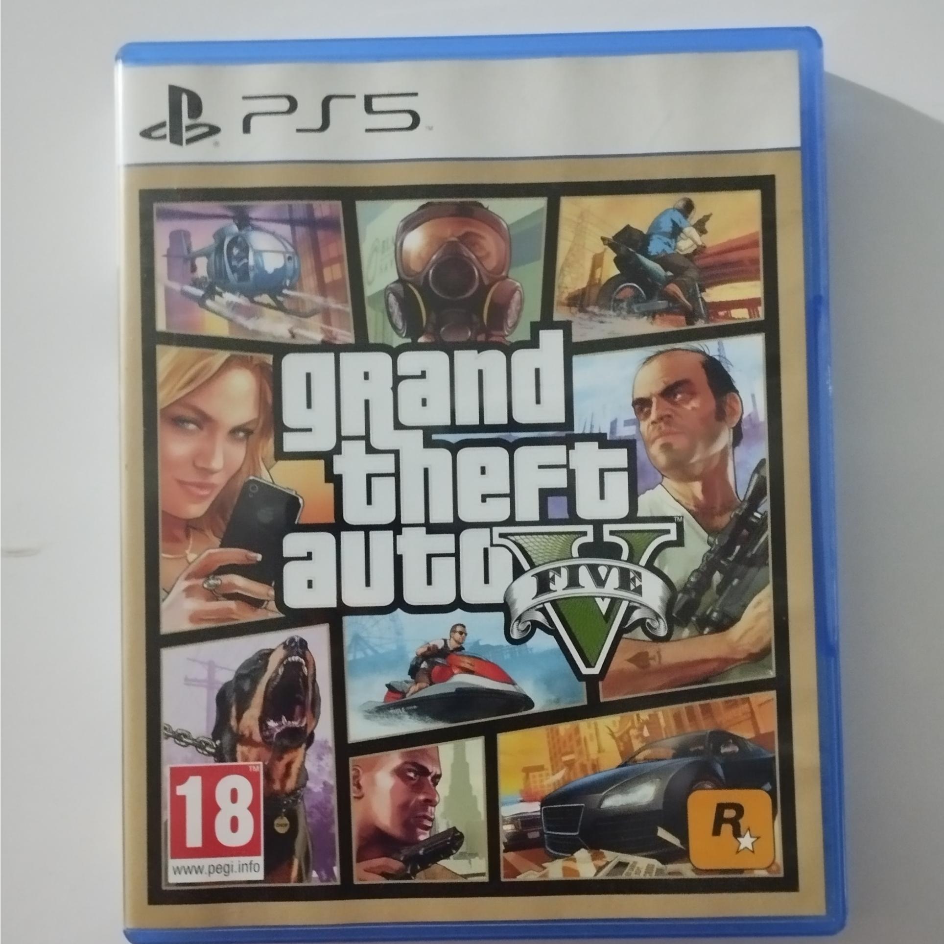 دیسک بازی gtav5 برای ps5