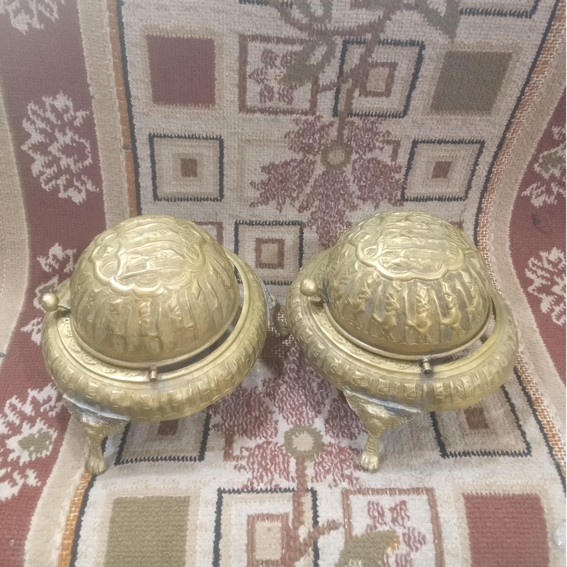 یک جفت خاویار خوری پهلوی قلم