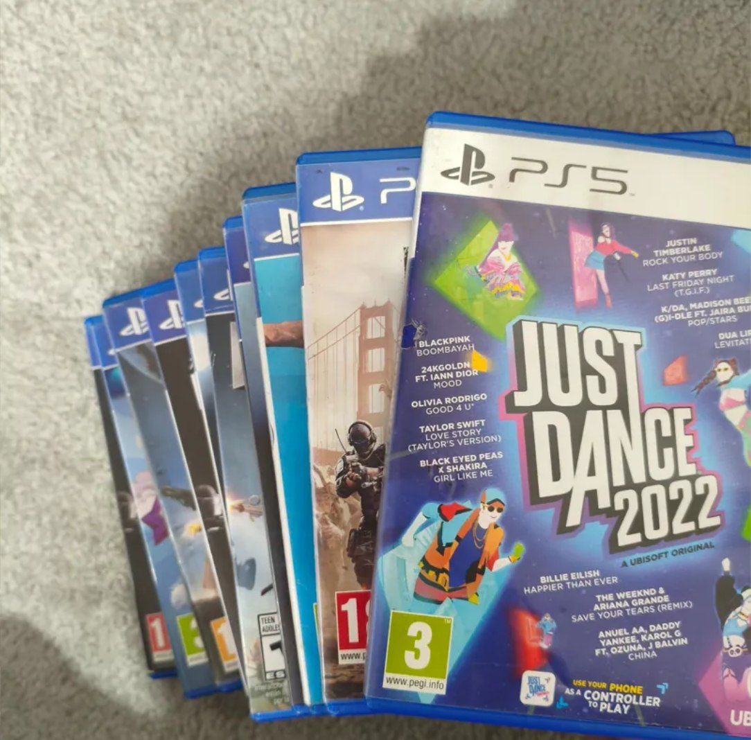 مزایده 10 عدد دیسک PS4 , PS5