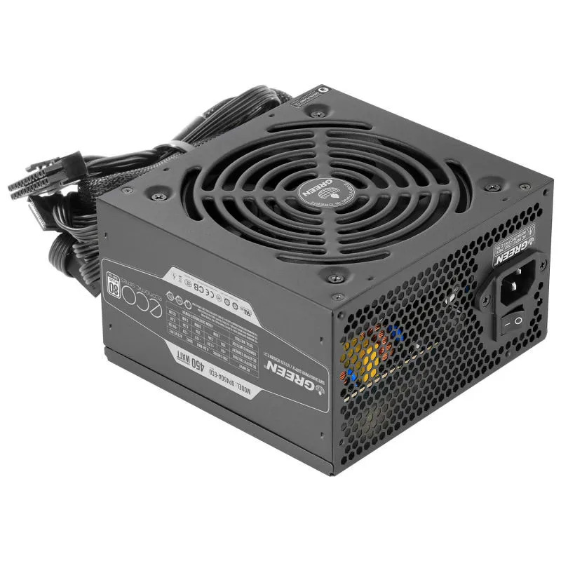 منبع تغذیه کامپیوتر گرین GREEN GP450A-ECO D