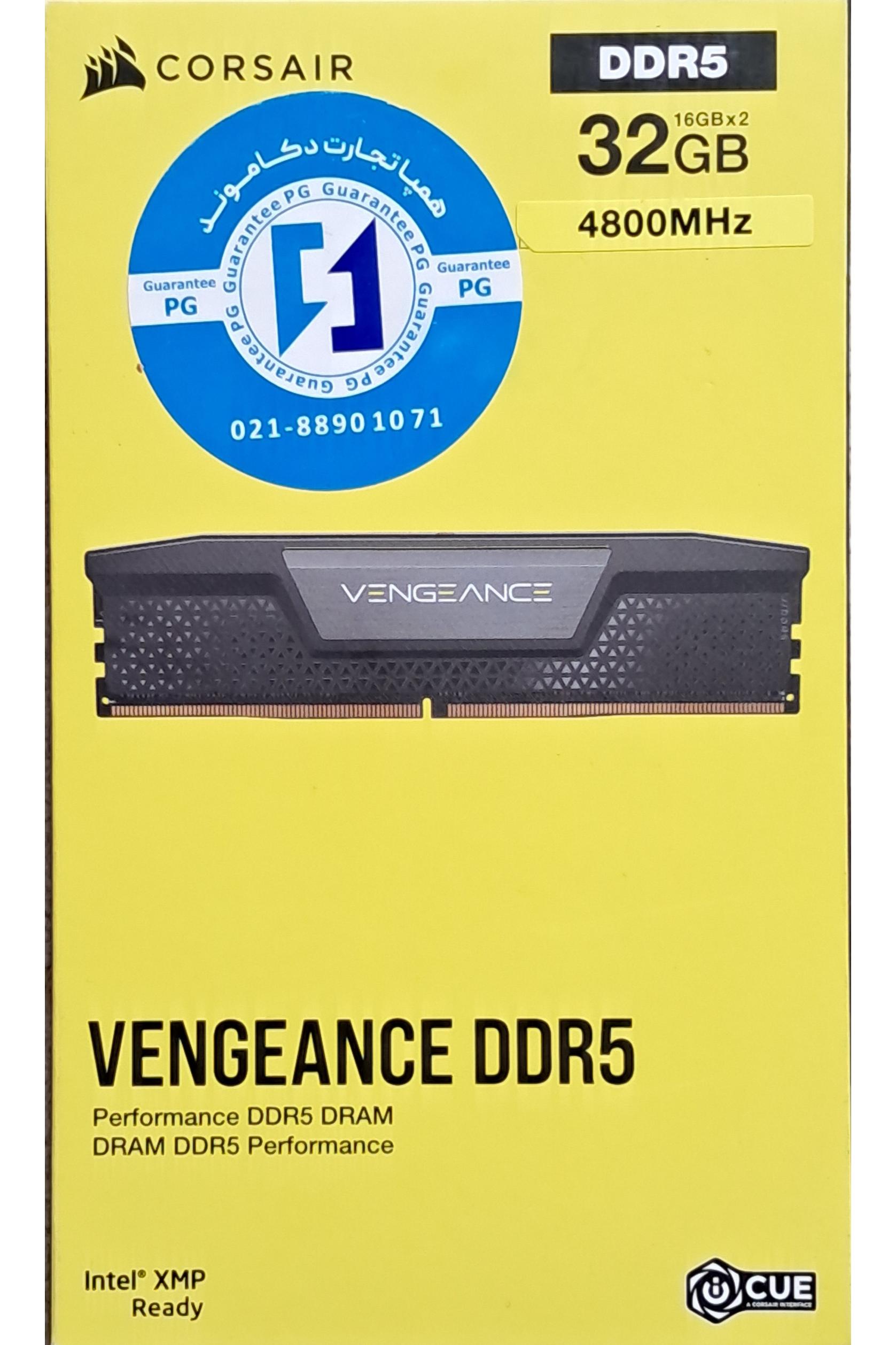 رم کورسیر 32GB (2x16GB) DDR5 دو کاناله 4800