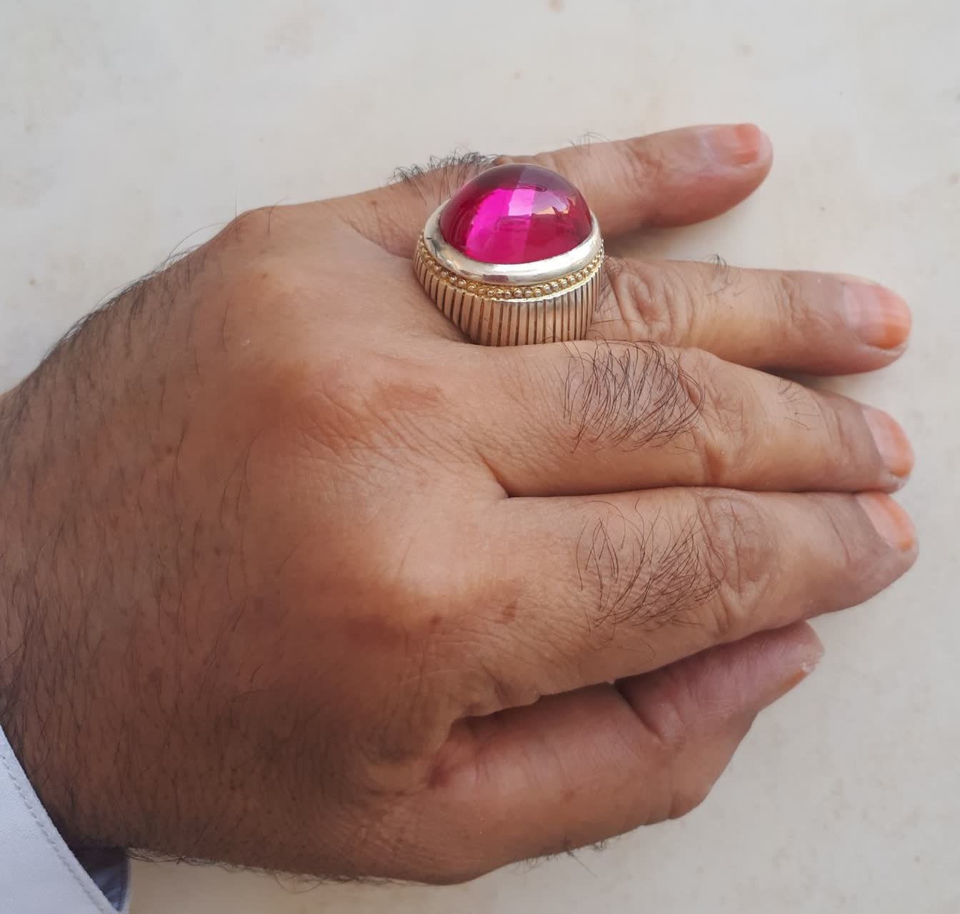 انگشتر یاقوت شمش