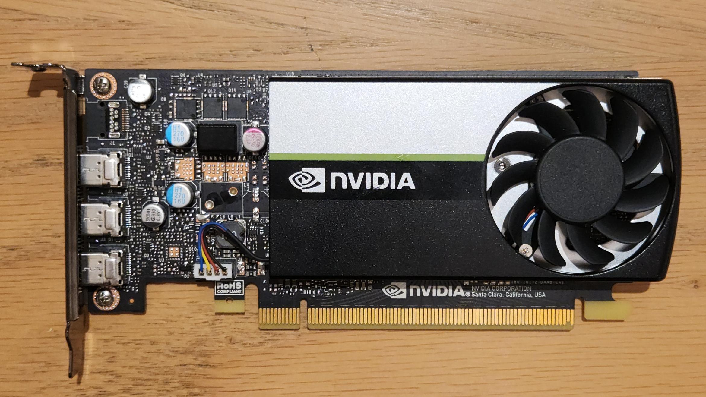 کارت گرافیک 4 گیگ NVIDIA T400