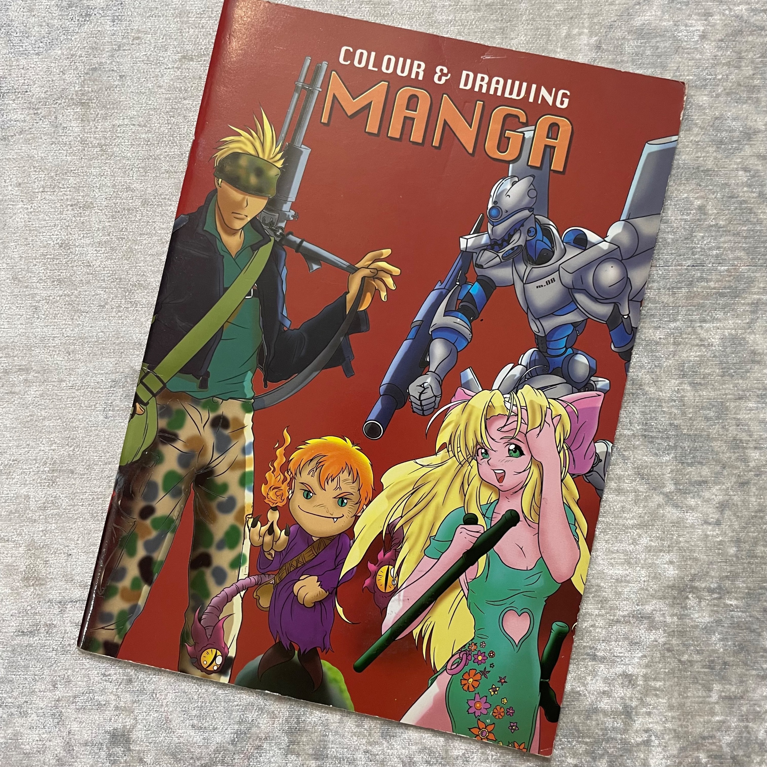 کتاب نقاشی و رنگ آمیزی manga(مالزی 2005)
