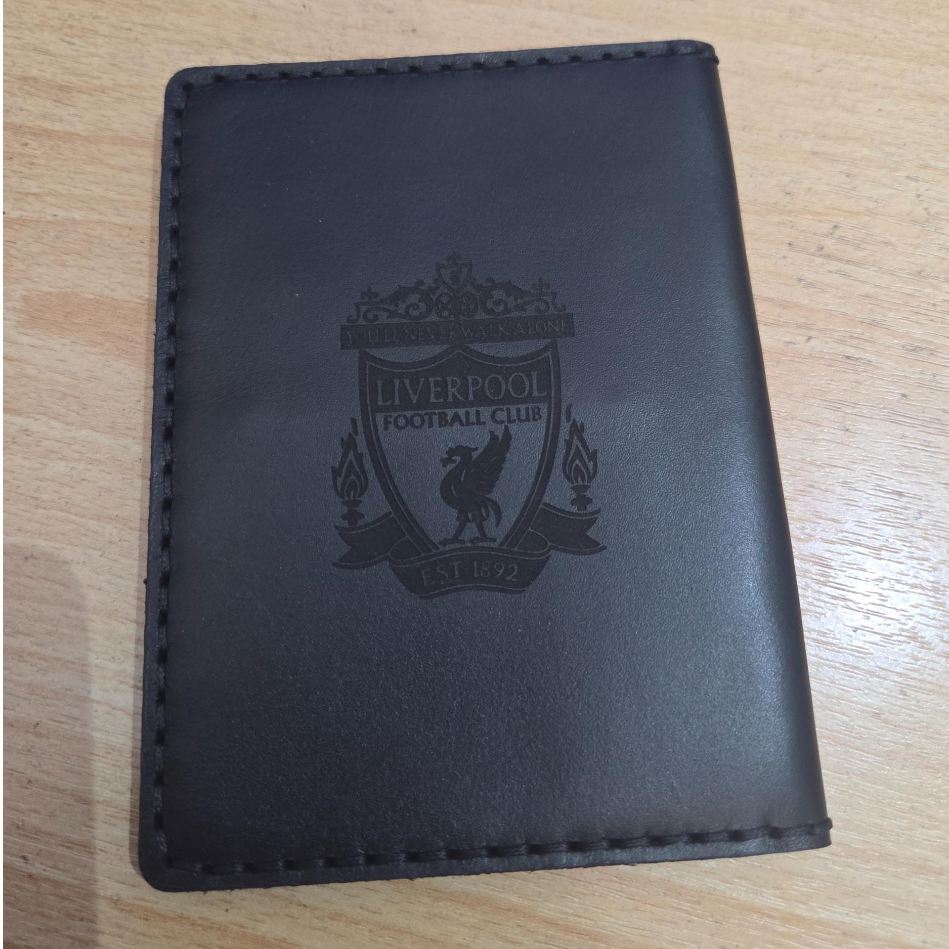 کیف مدارک لیورپول چرم طبیعی و دستدوز مشکی کد FCL