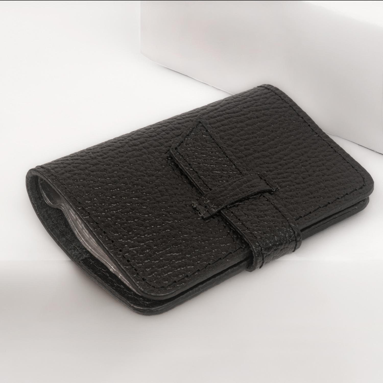 پک 5 عددی جاکارتی چرم طبیعی مشکی کد PC2235