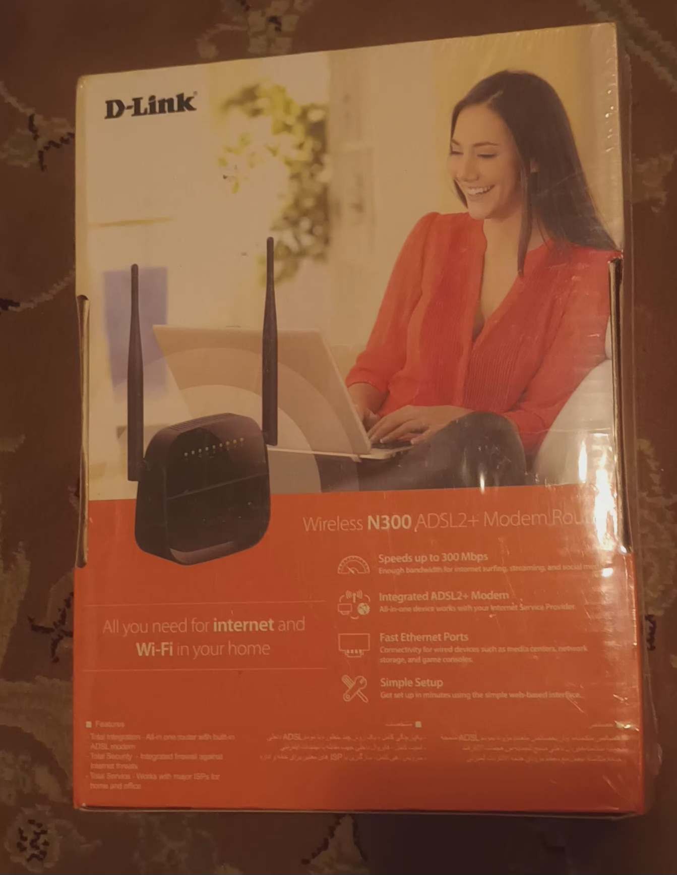 مودم روتر N-300 دی لینک