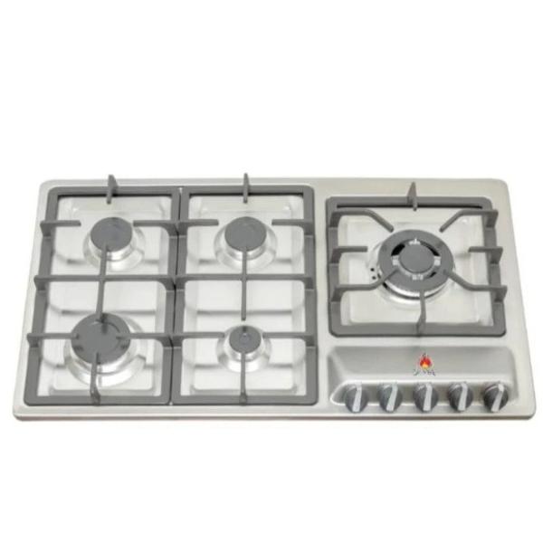 اجاق گاز 5 شعله استیل اپکسی S103 کنار