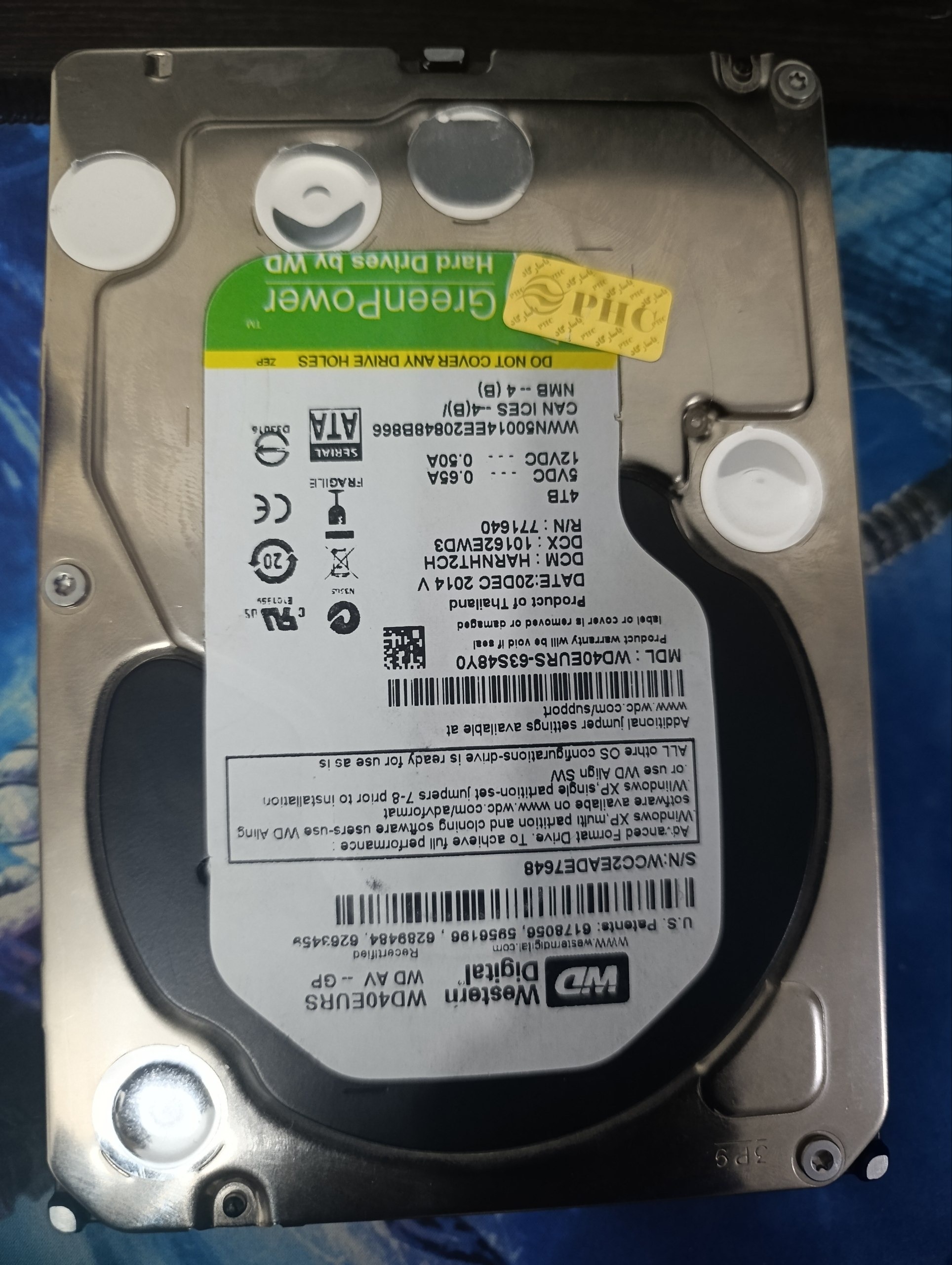هارد دیسک WD Green 4TB