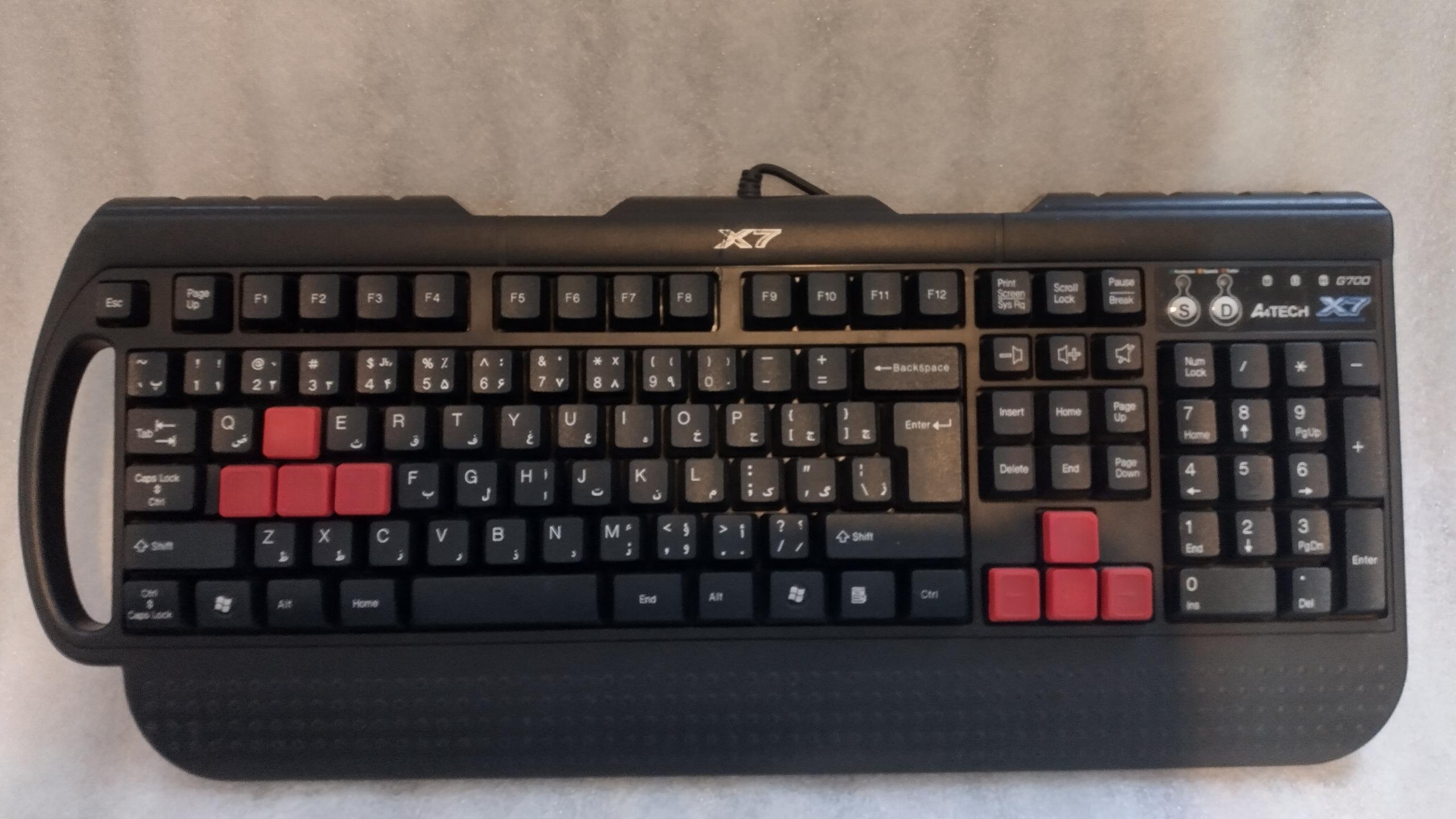 کیبورد گیمینگ A4tech G700