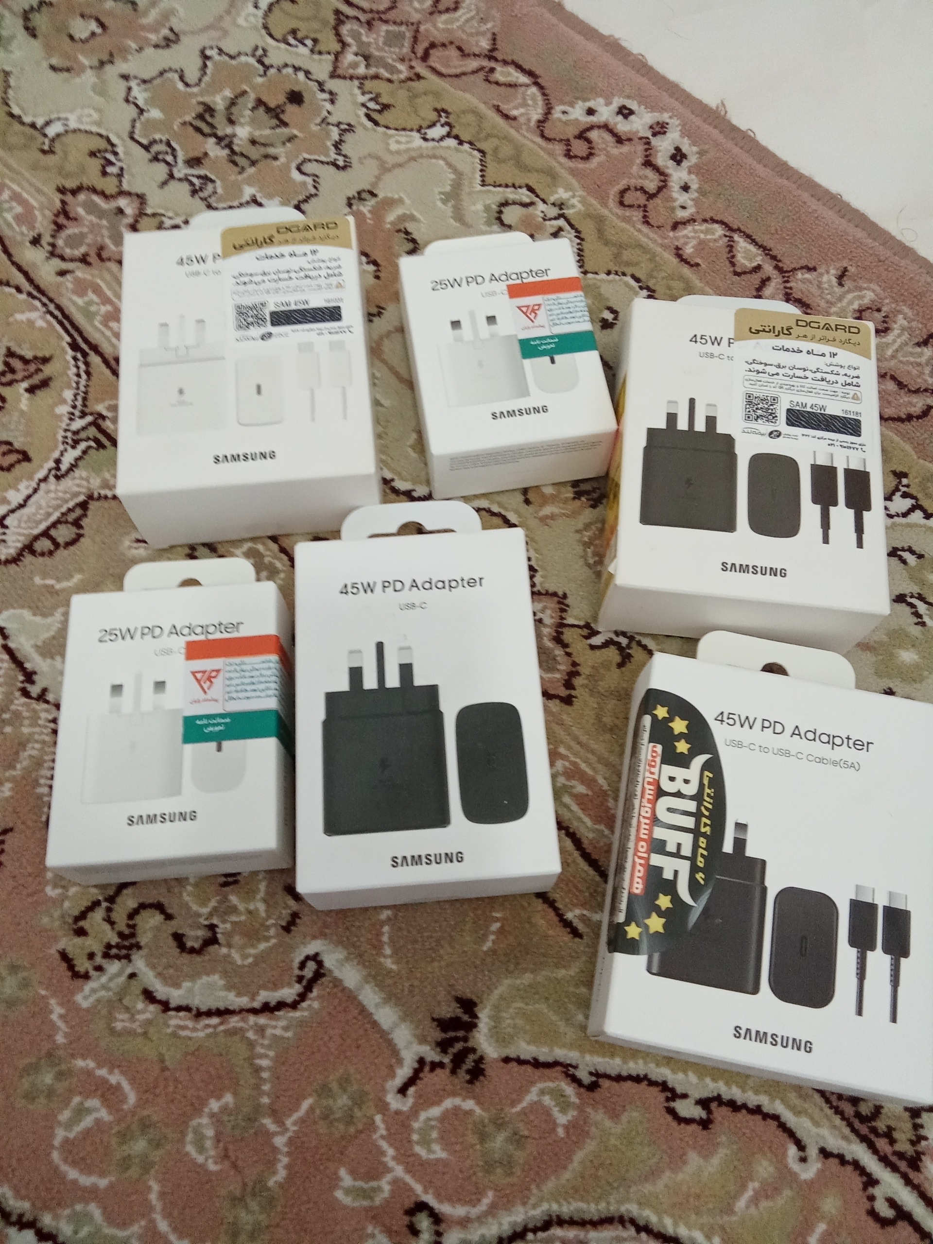 شارژر اورجینال سامسونگ