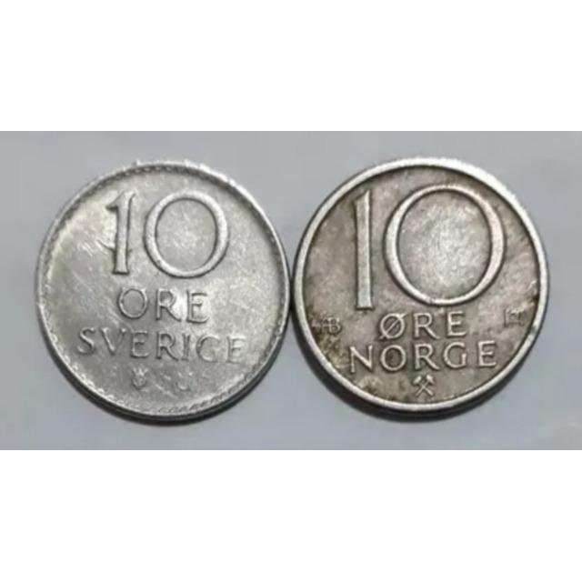 2 سکه کوچک نروژ  
