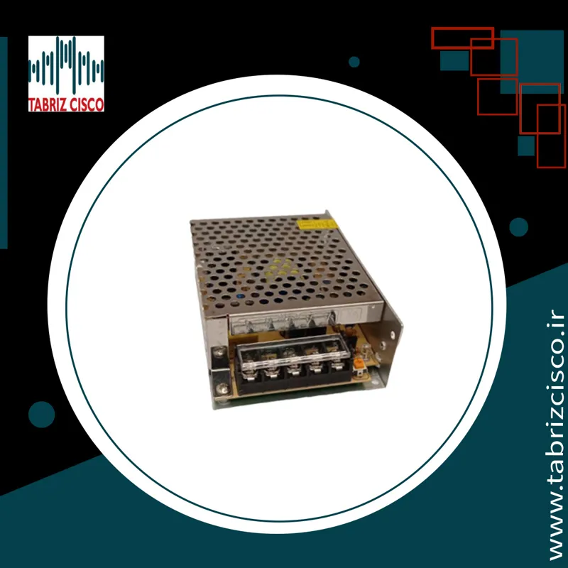 تغذیه سوئیچینگ فلزی 12 ولت 5 آمپر 12v-5A قاب کوچک